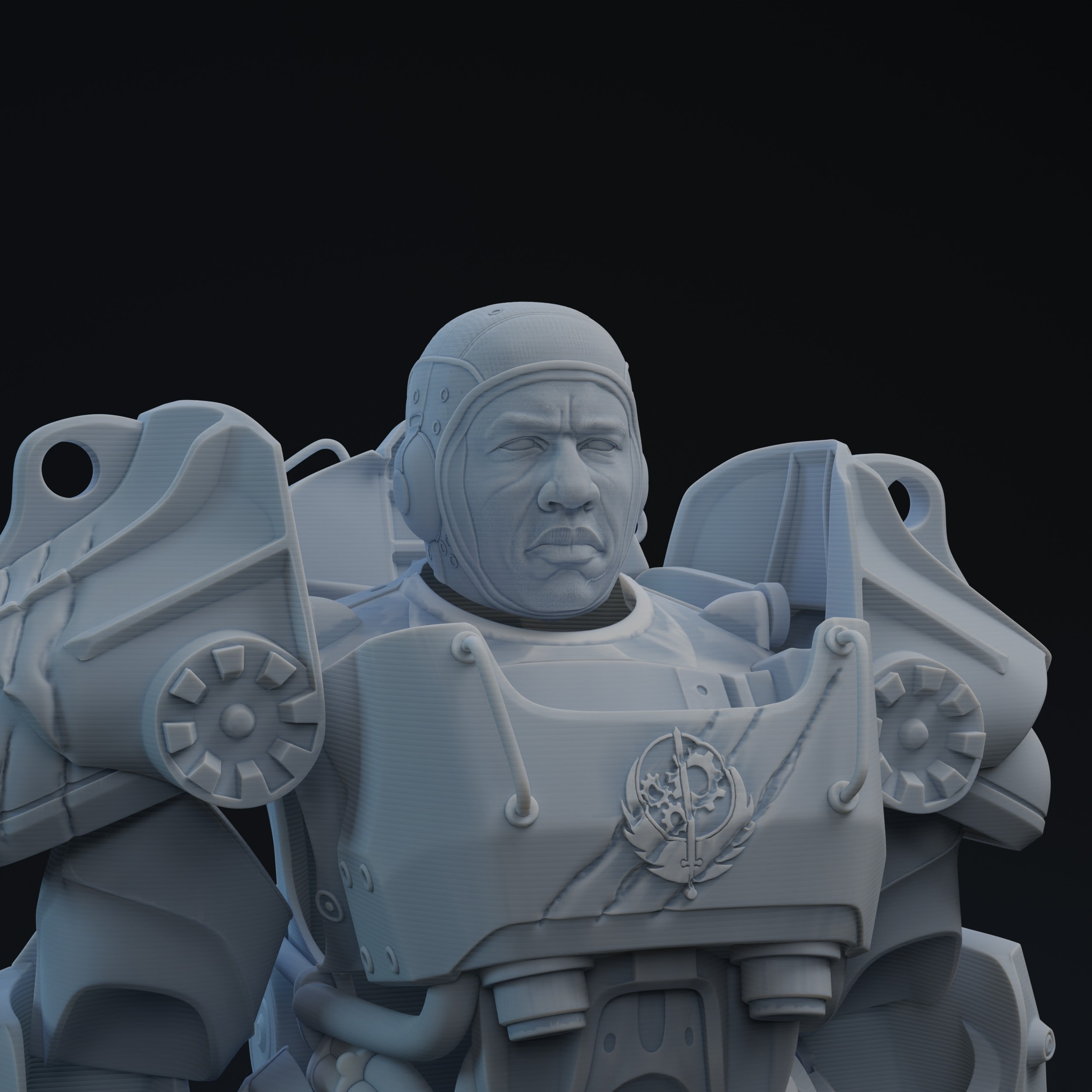 F Show Maximus T-60 One-Twelfth Scale Kit 3D print model_2