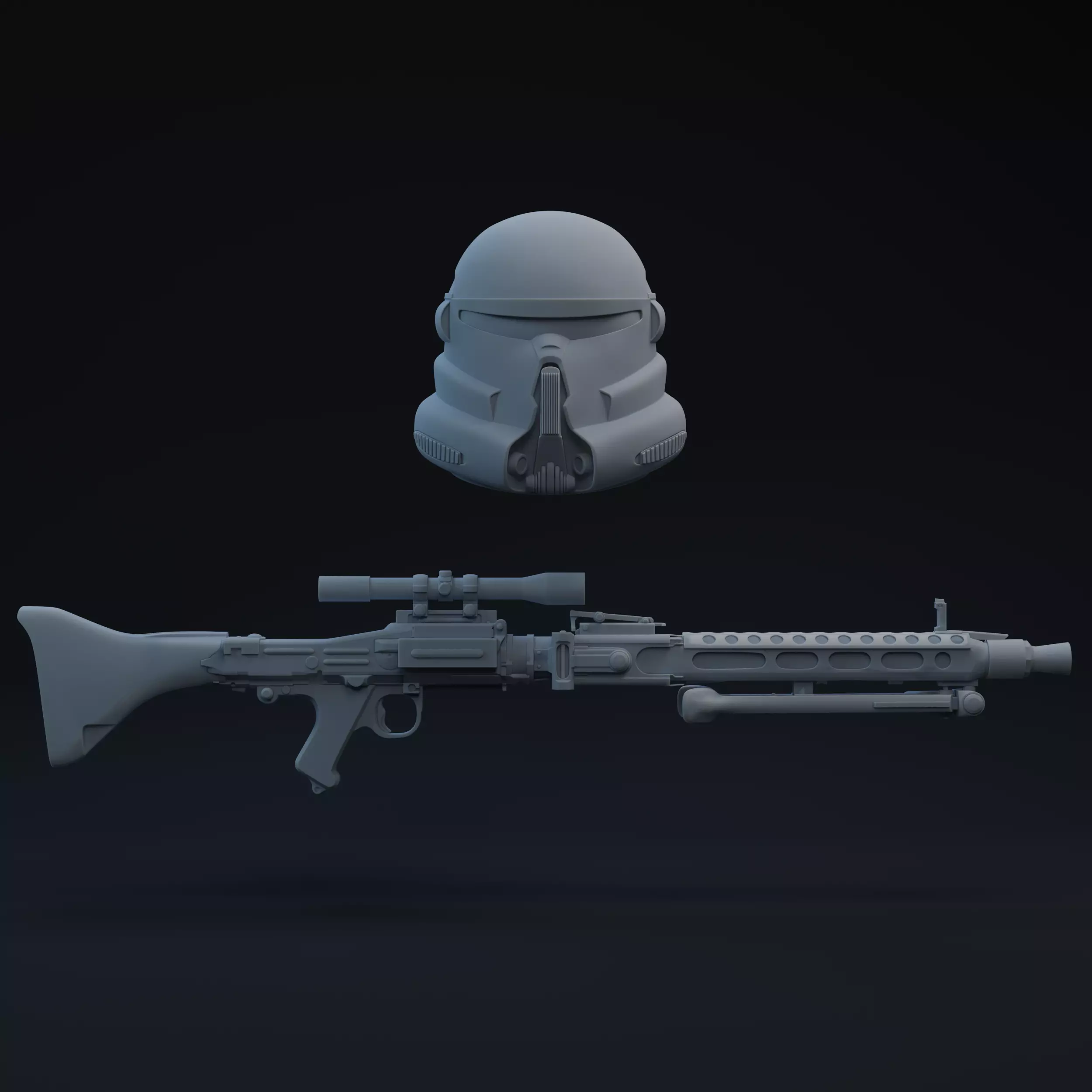 BFII Airborne One-Twelfth Scale Kit 3D print model_0