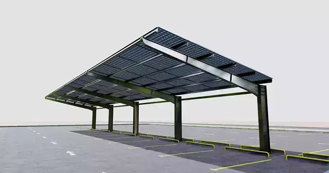 L TypeSolar Carport Type