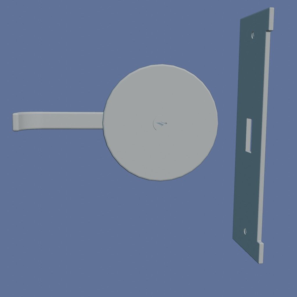 Door Handle Low-Poly PBR Low-poly 3D model_11