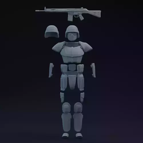 F3 Combat Armor One-Twelfth Scale Kit