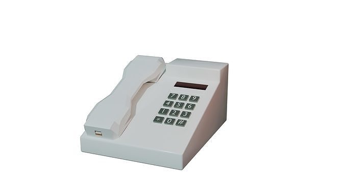 Telephone  Free low-poly 3D model