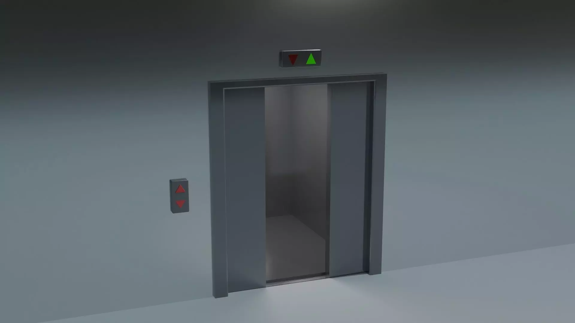 Elevator Model Low-poly 3D model