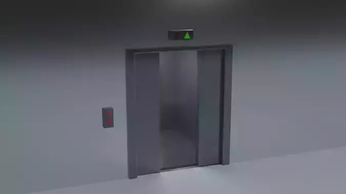 Elevator Model  Low-poly 3D model