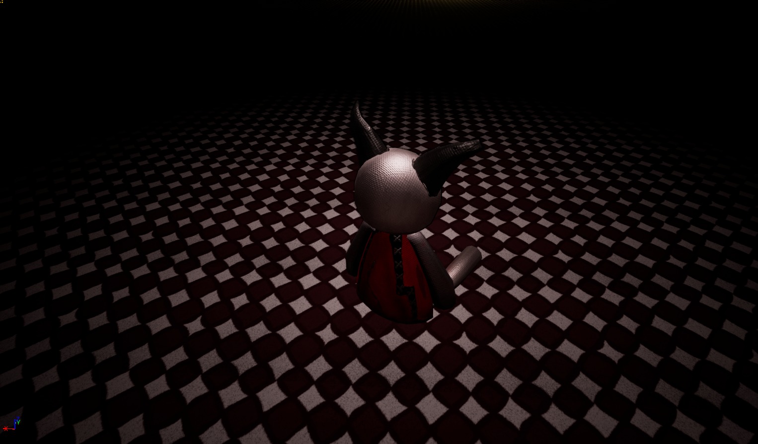 Creepy Doll - Fantasy Low-poly 3D model_1