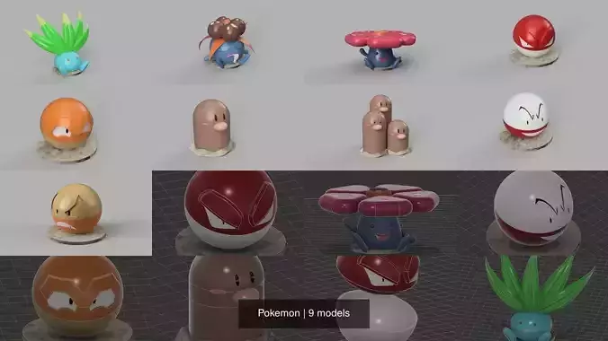 Pokemon 3D Model Collection