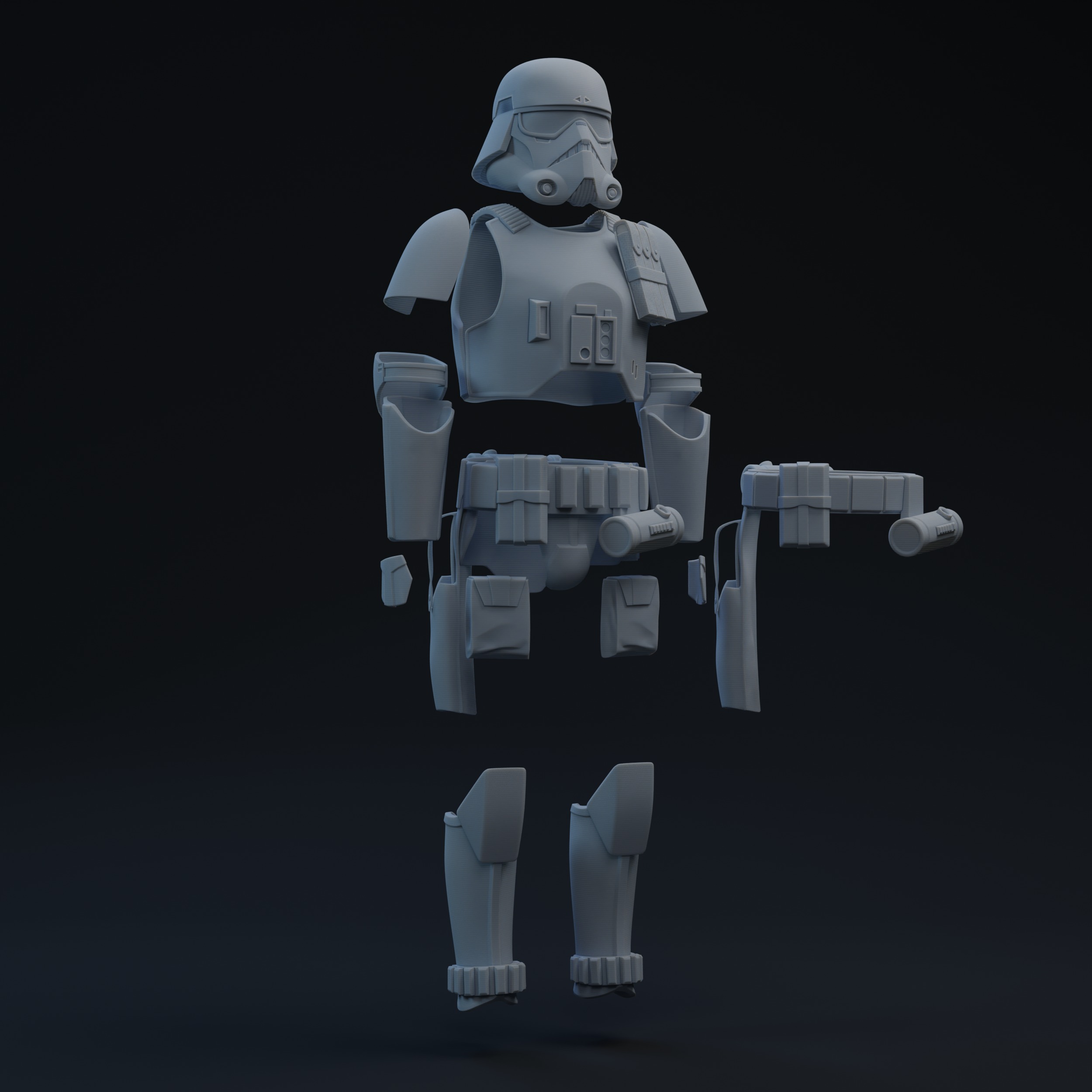 FU Navy Trooper One-Twelfth Scale Kit 3D print model_1