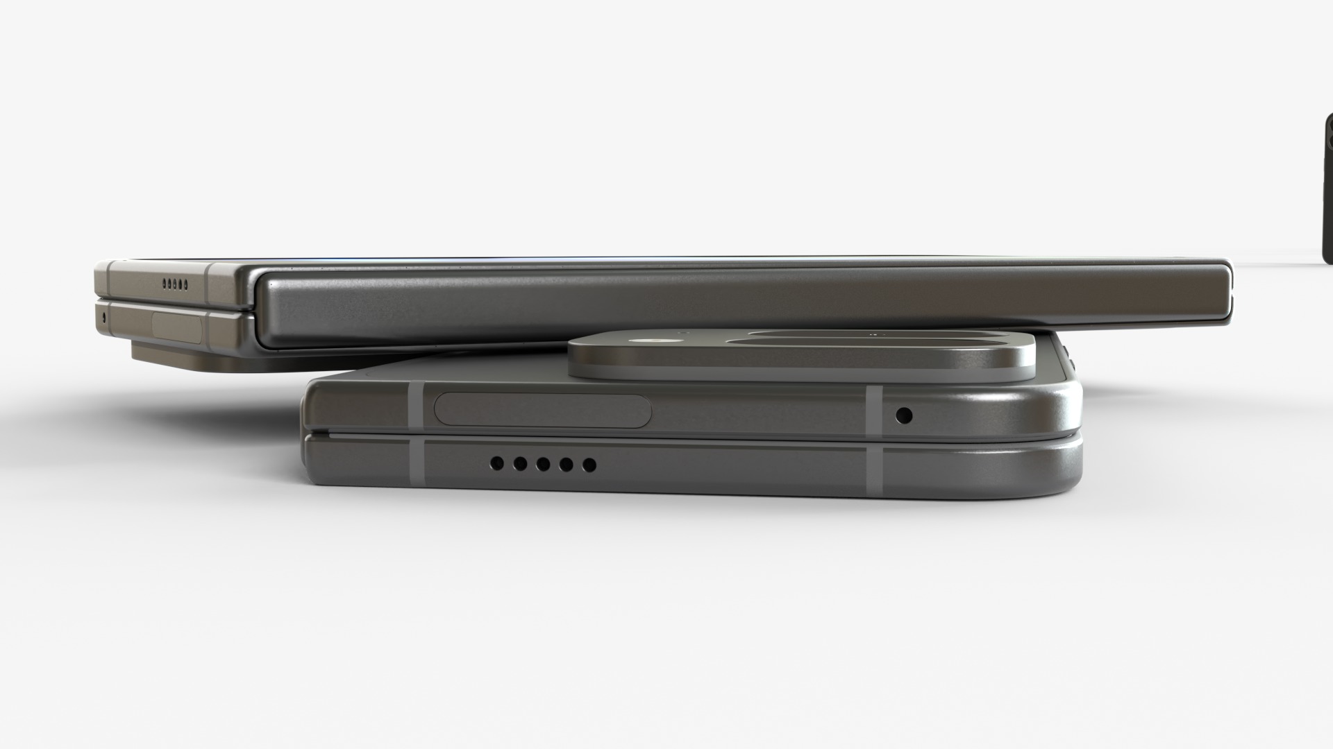 Pixel 9 Pro Fold Obsidian Rigged animated 3D model_8