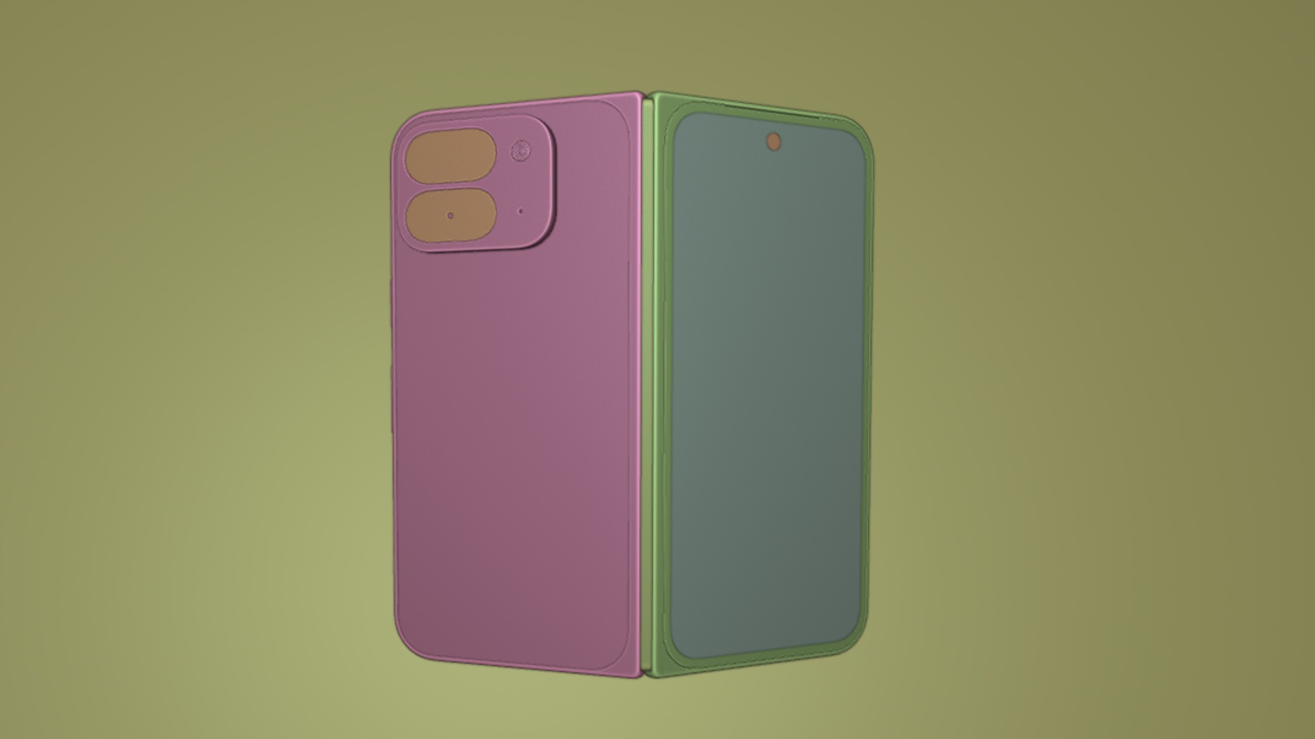 Pixel 9 Pro Fold Obsidian Rigged animated 3D model_9