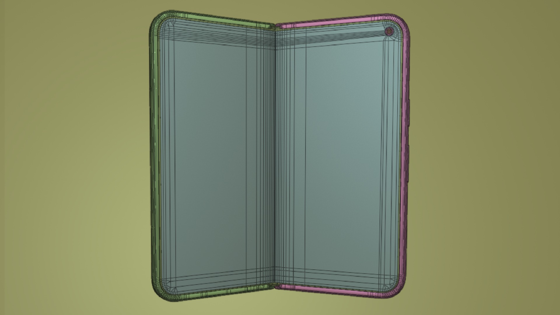 Pixel 9 Pro Fold Obsidian Rigged animated 3D model_13