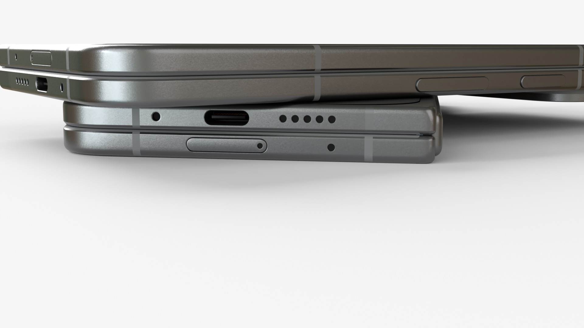 Pixel 9 Pro Fold Obsidian Rigged animated 3D model_6