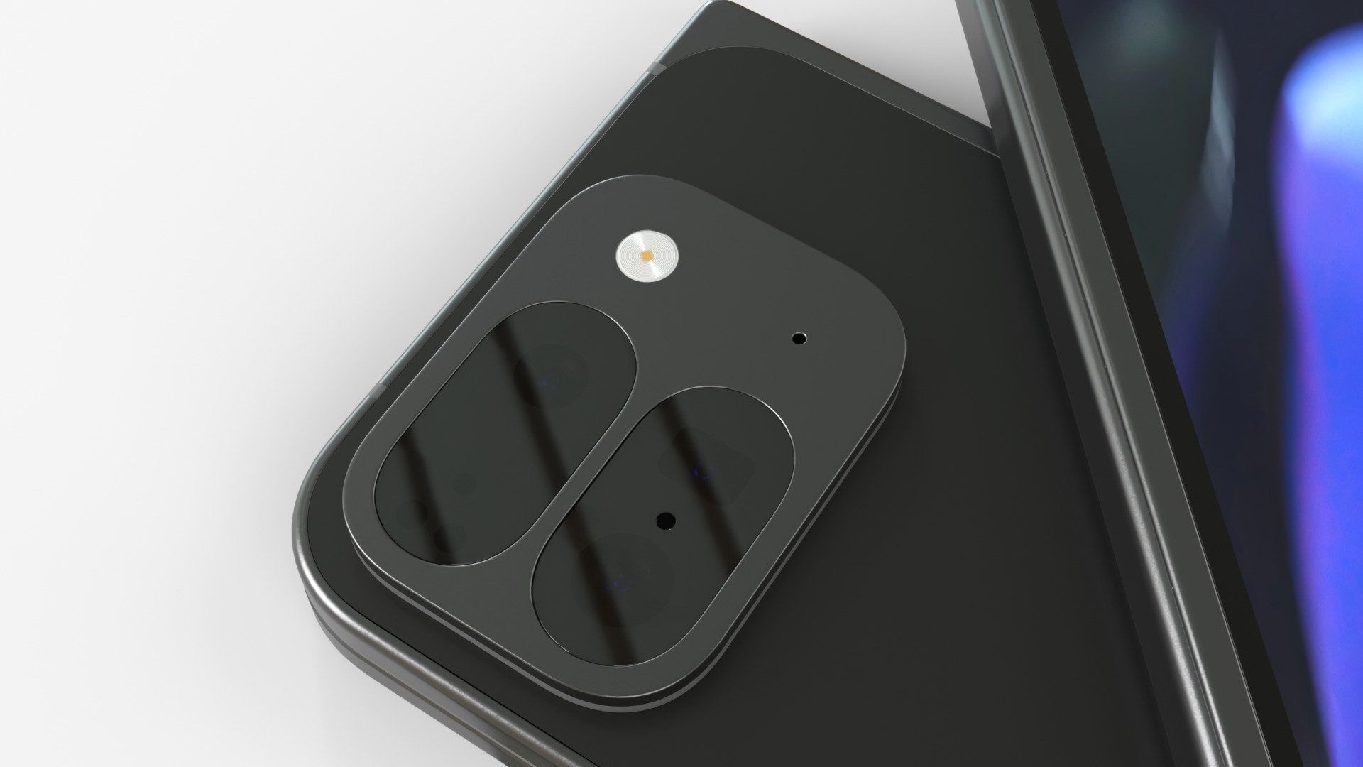 Pixel 9 Pro Fold Obsidian Rigged animated 3D model_7