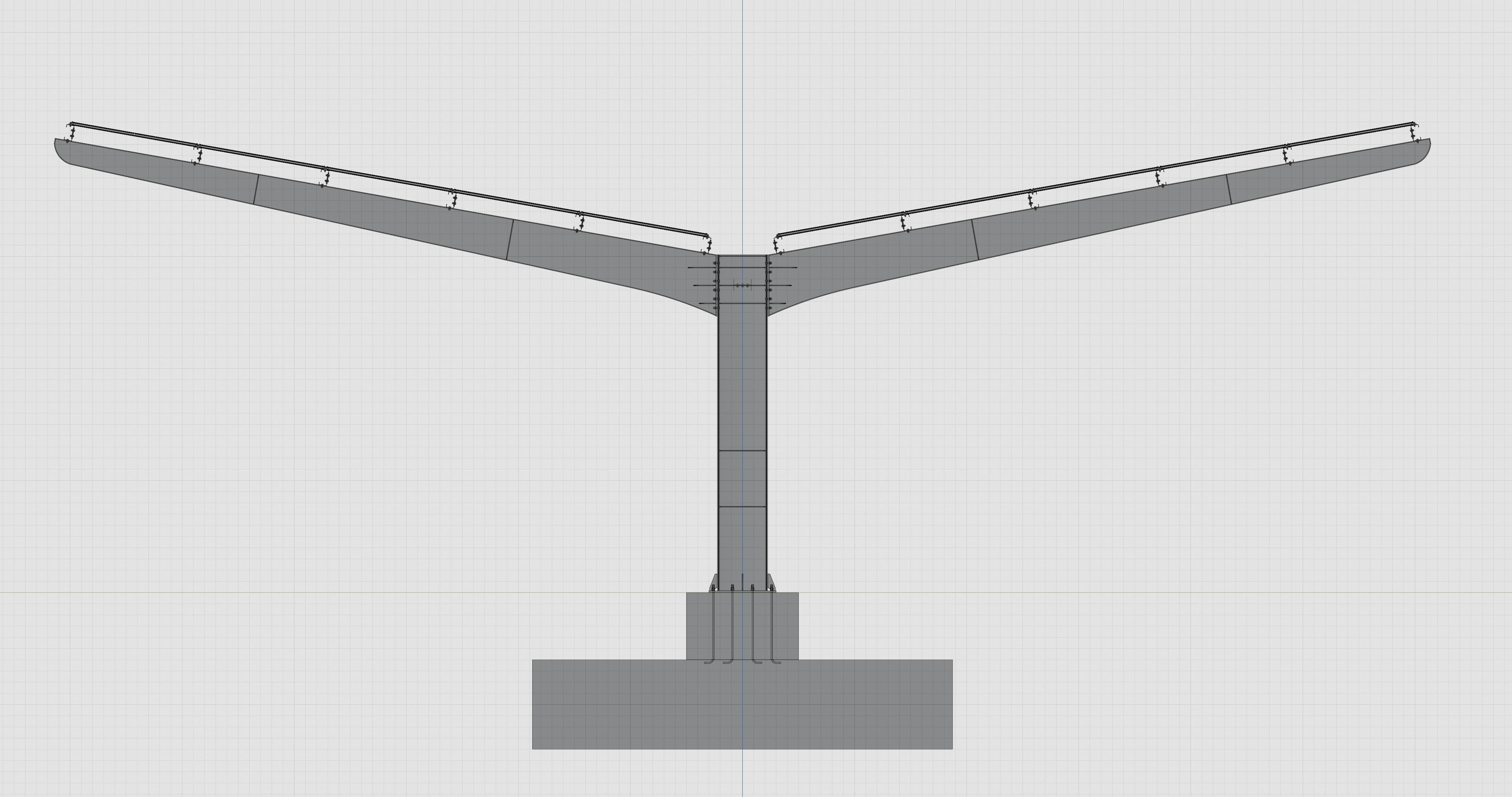 Y TypeSolar Carport Type 3D model_29