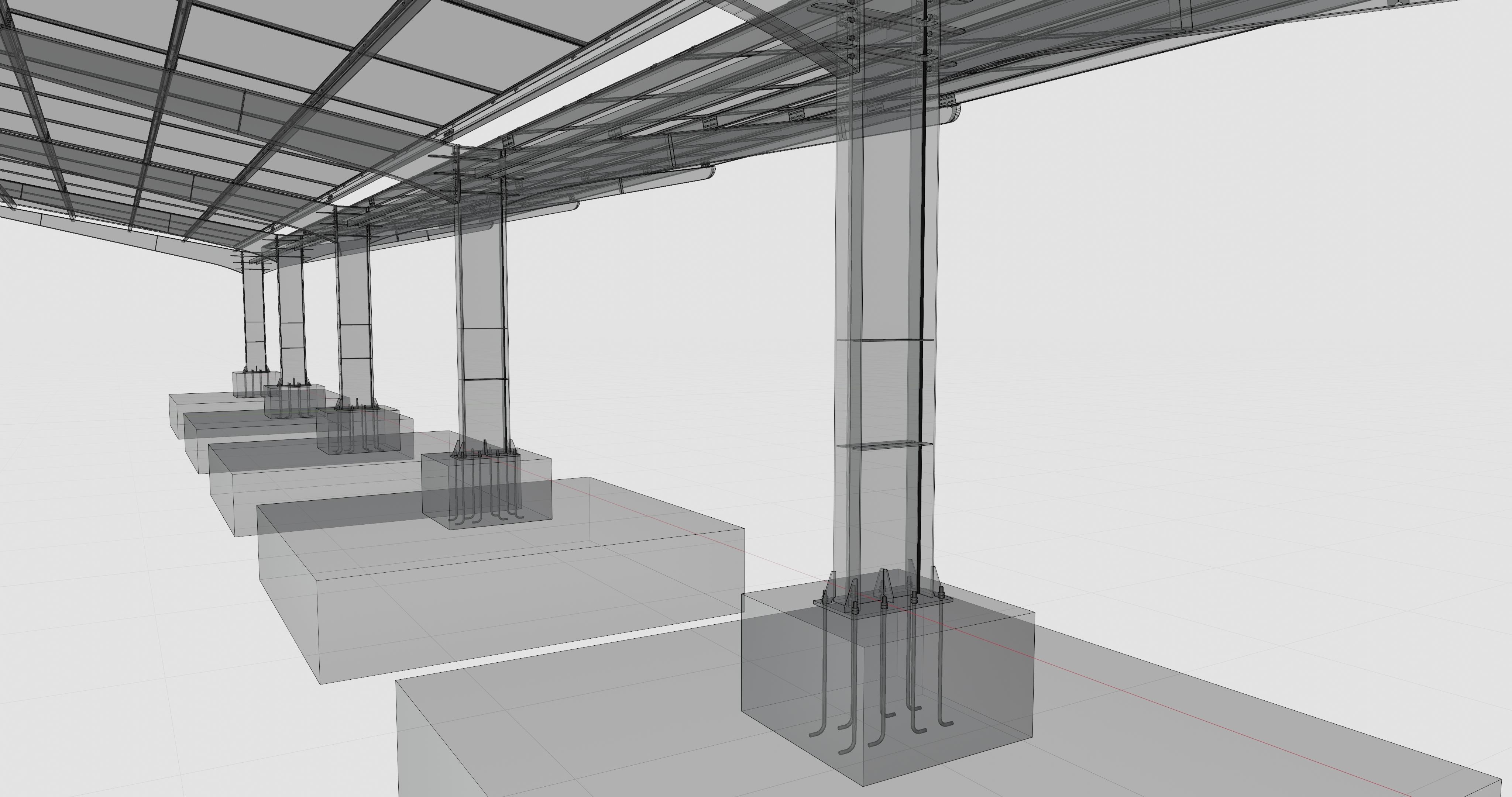 Y TypeSolar Carport Type 3D model_27