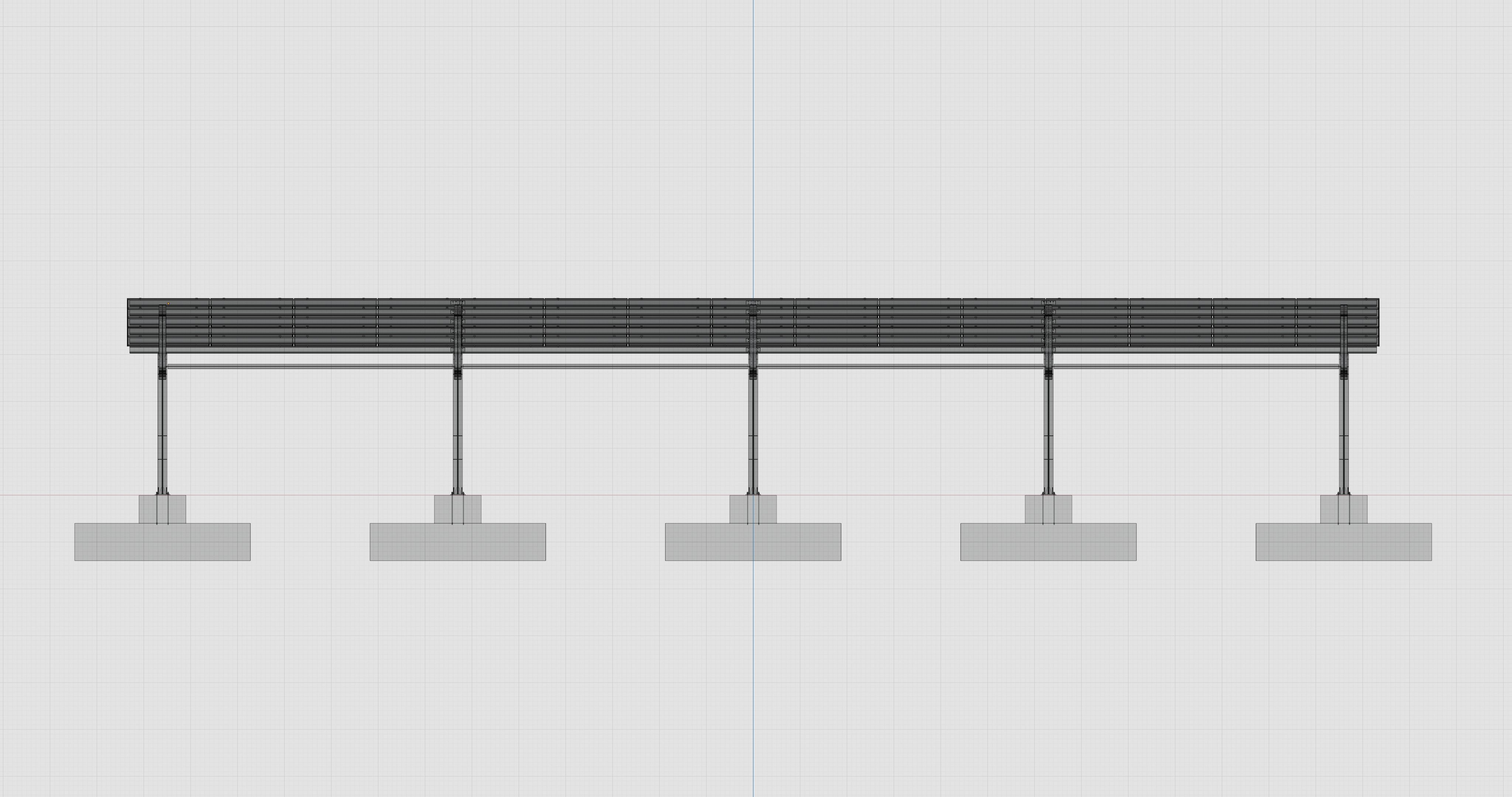 Y TypeSolar Carport Type 3D model_33