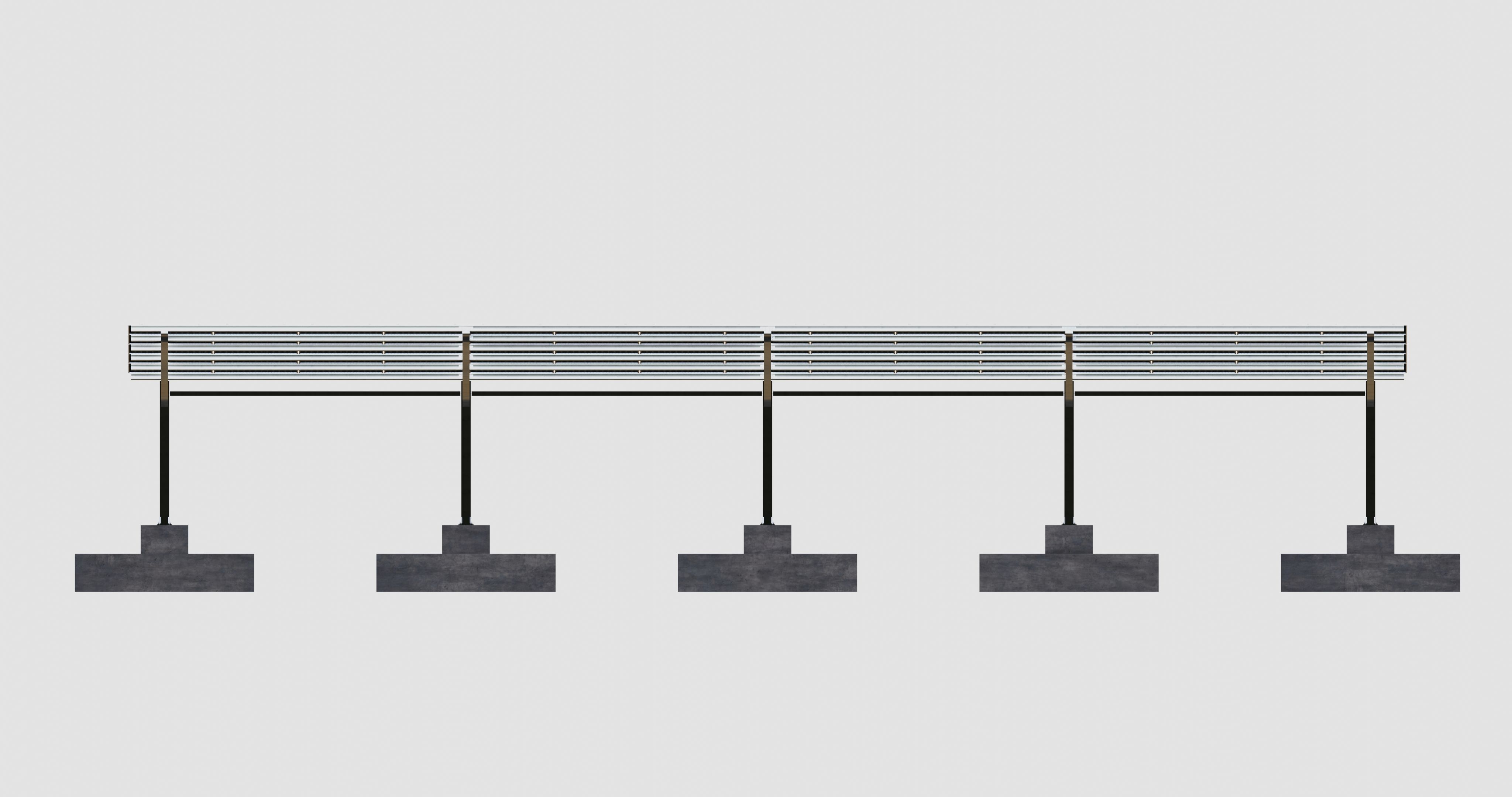 Y TypeSolar Carport Type 3D model_22