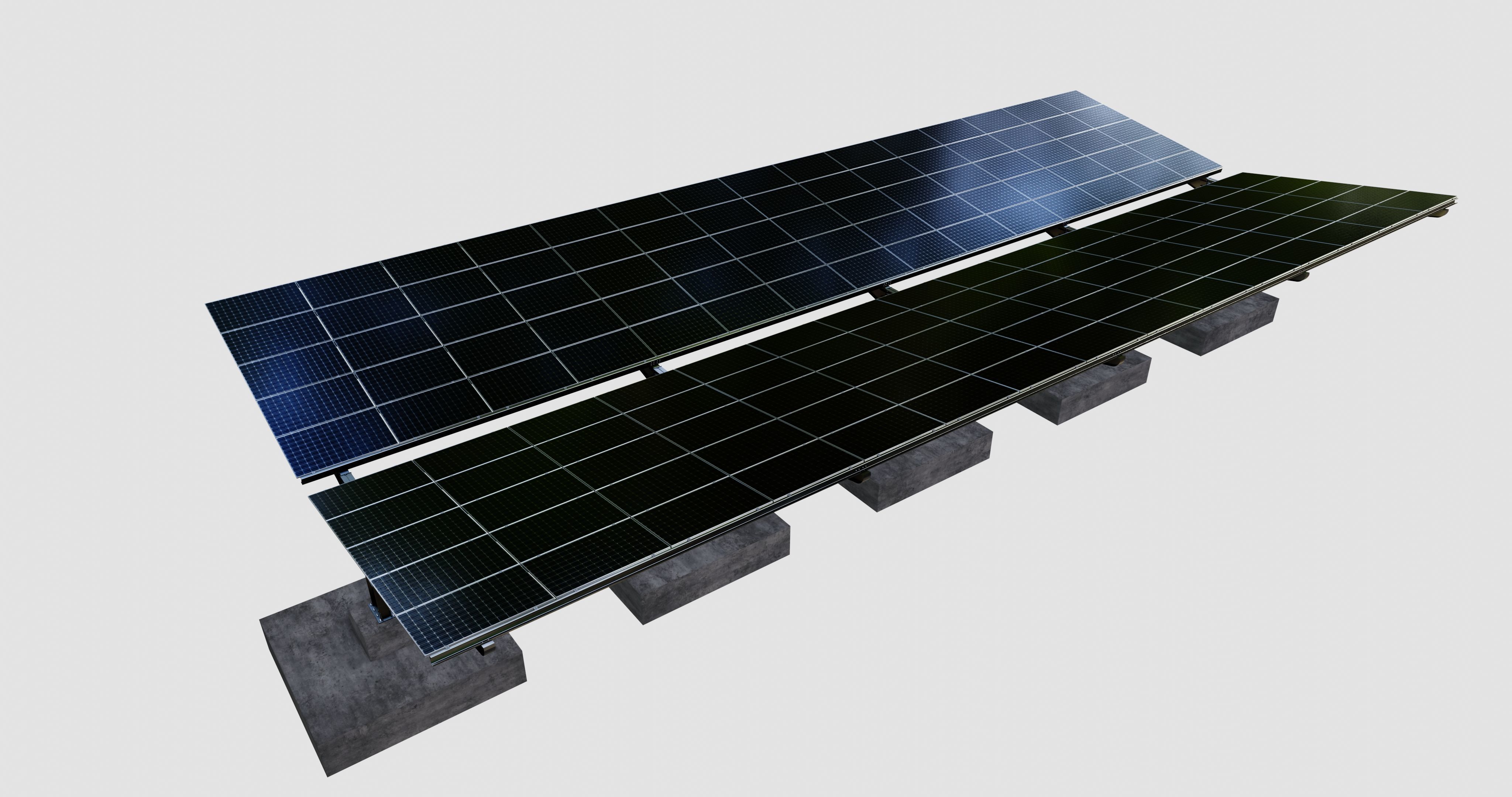 Y TypeSolar Carport Type 3D model_18