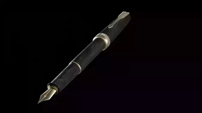 Fountain Pen 3D model
