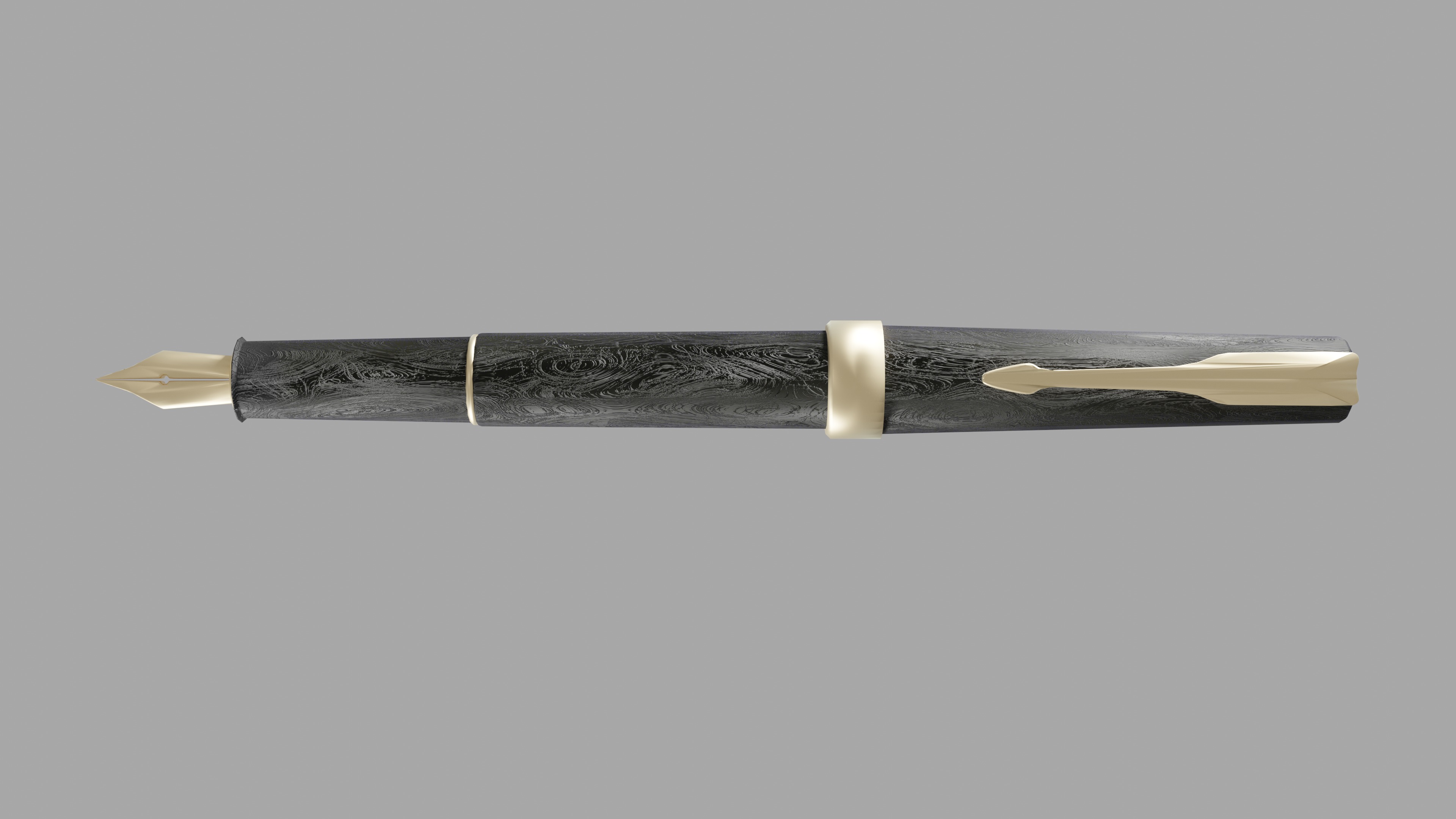 Fountain Pen 3D model_6