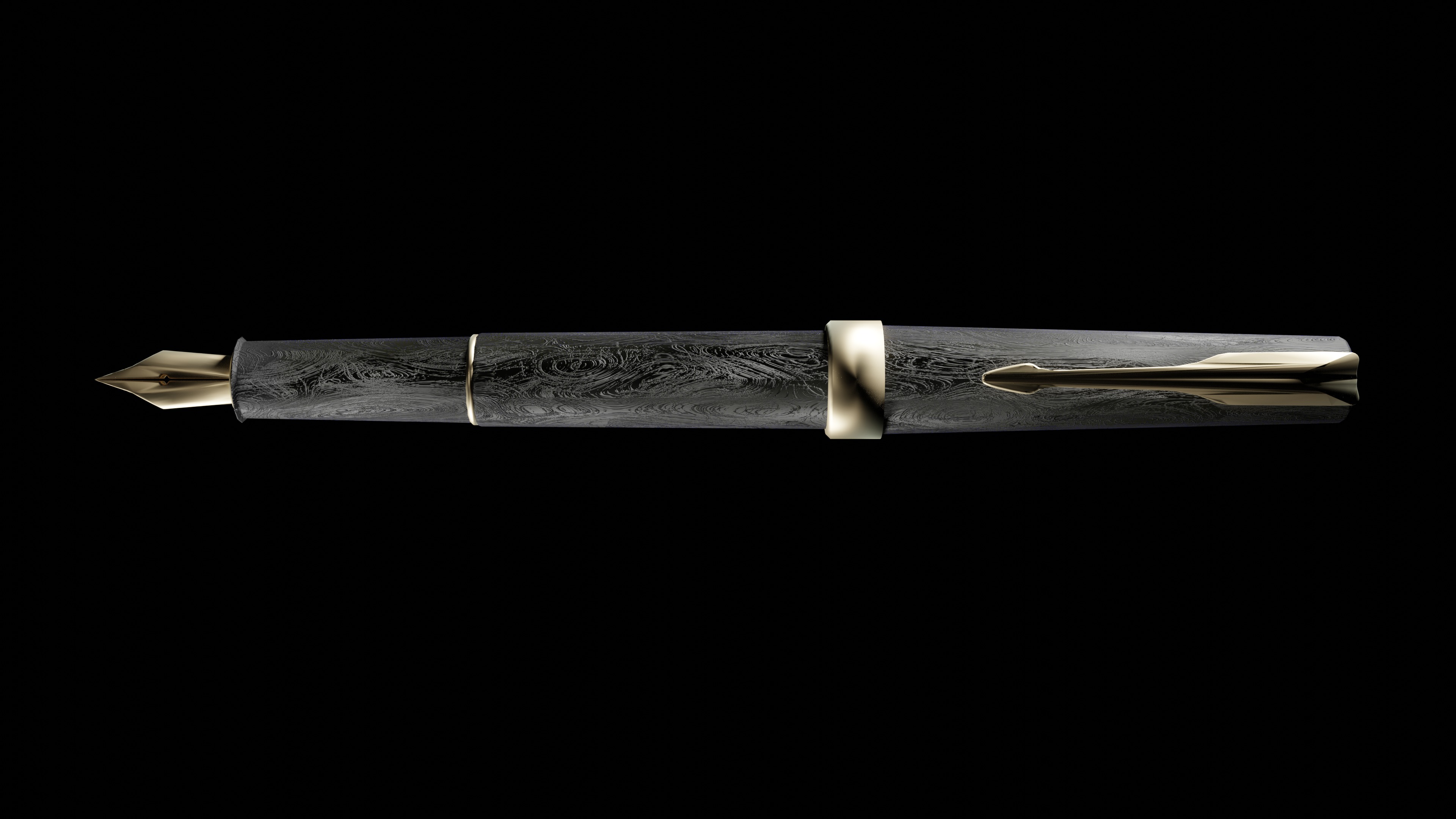 Fountain Pen 3D model_3