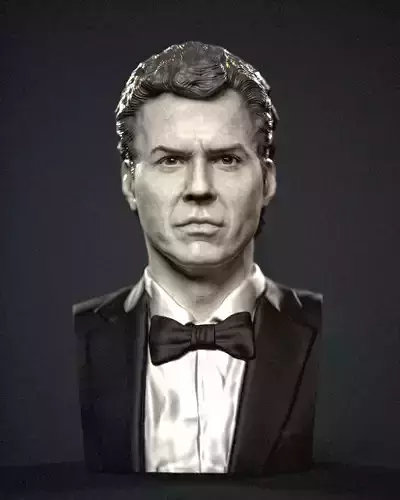 Batman 1989 Michael Keaton Bruce Wayne bust headsculpts 3D print model