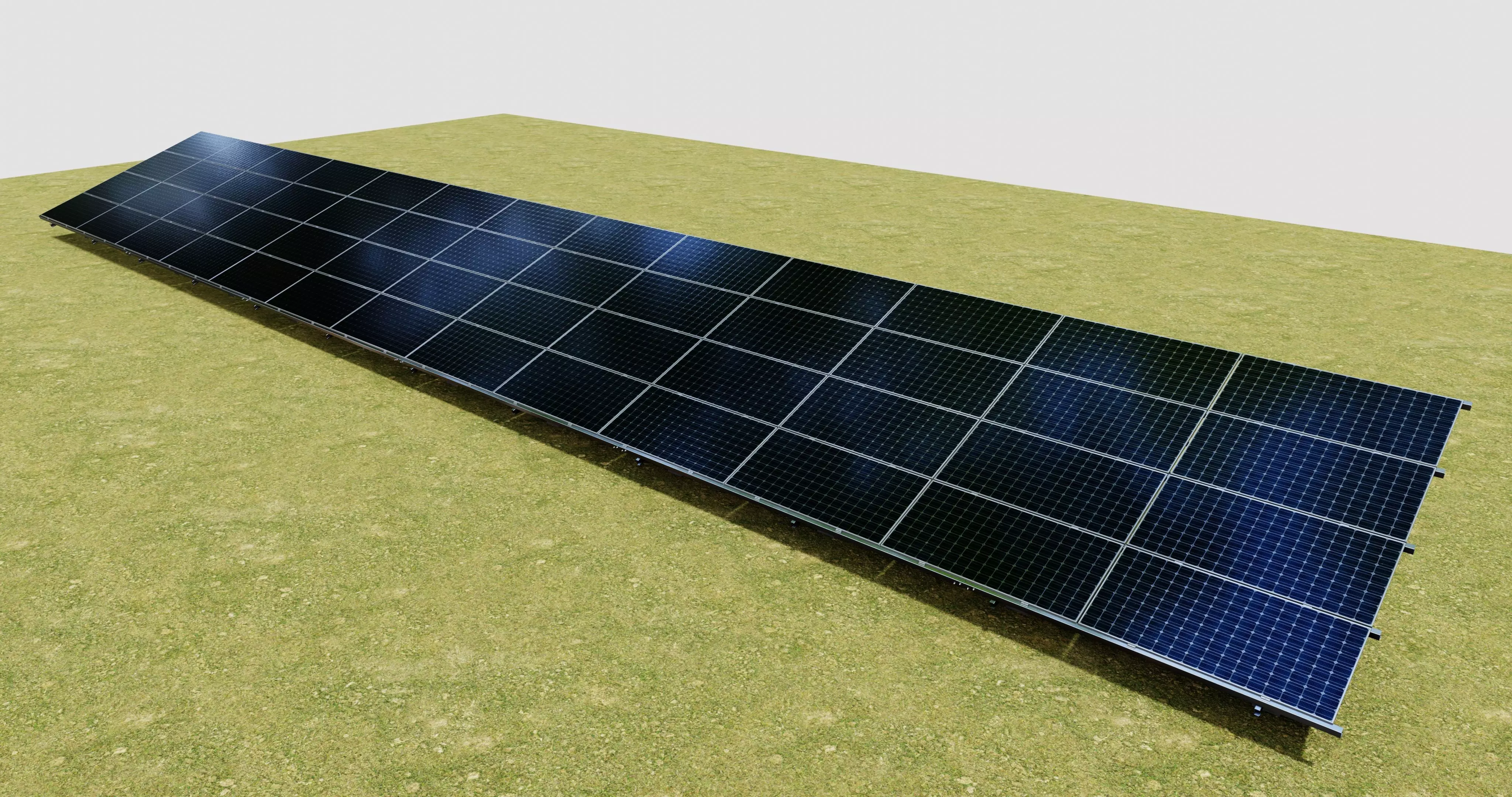 Solar Panel Steel Construction Type 21 3D model_0