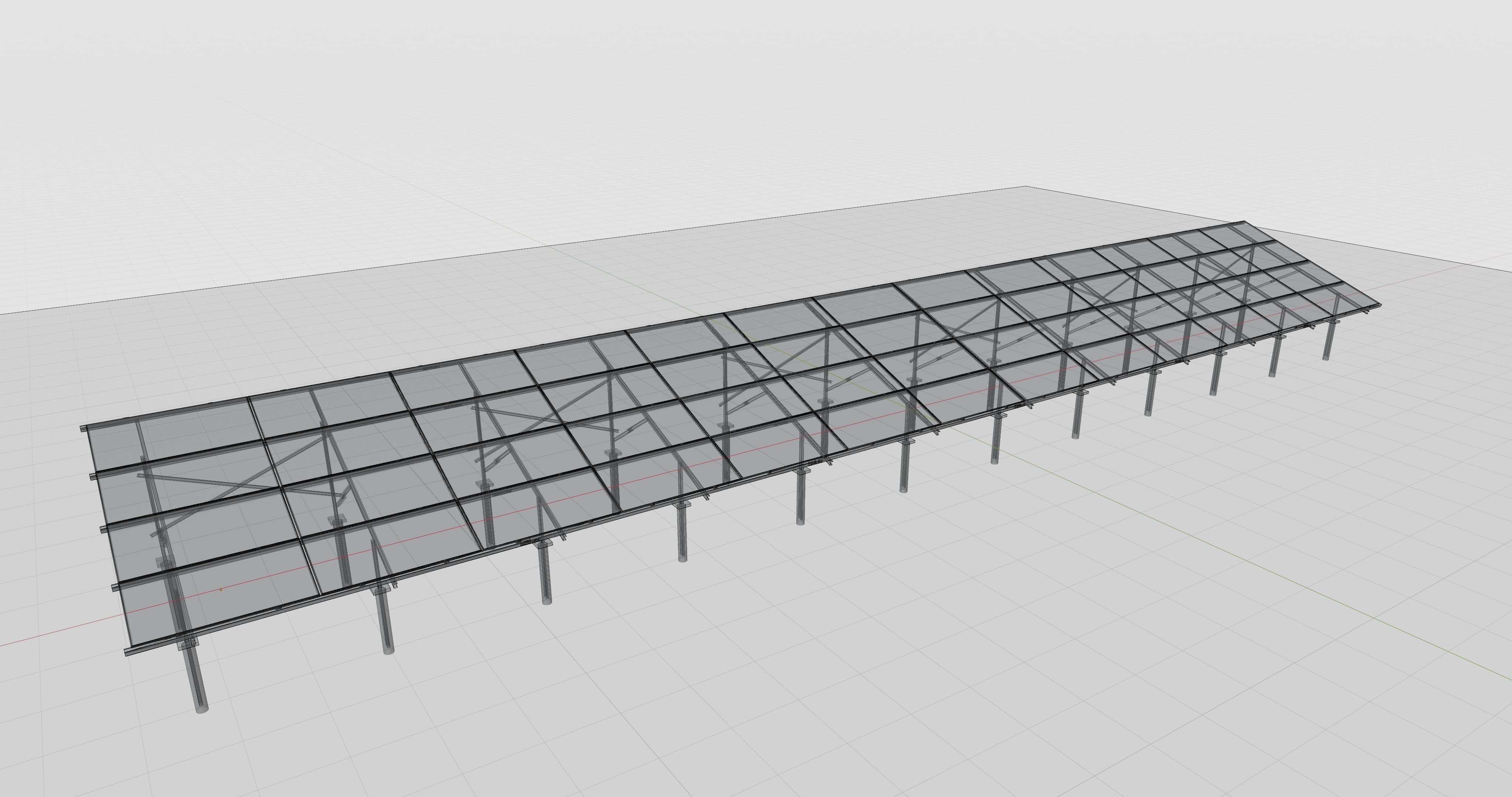 Solar Panel Steel Construction Type 21 3D model_28