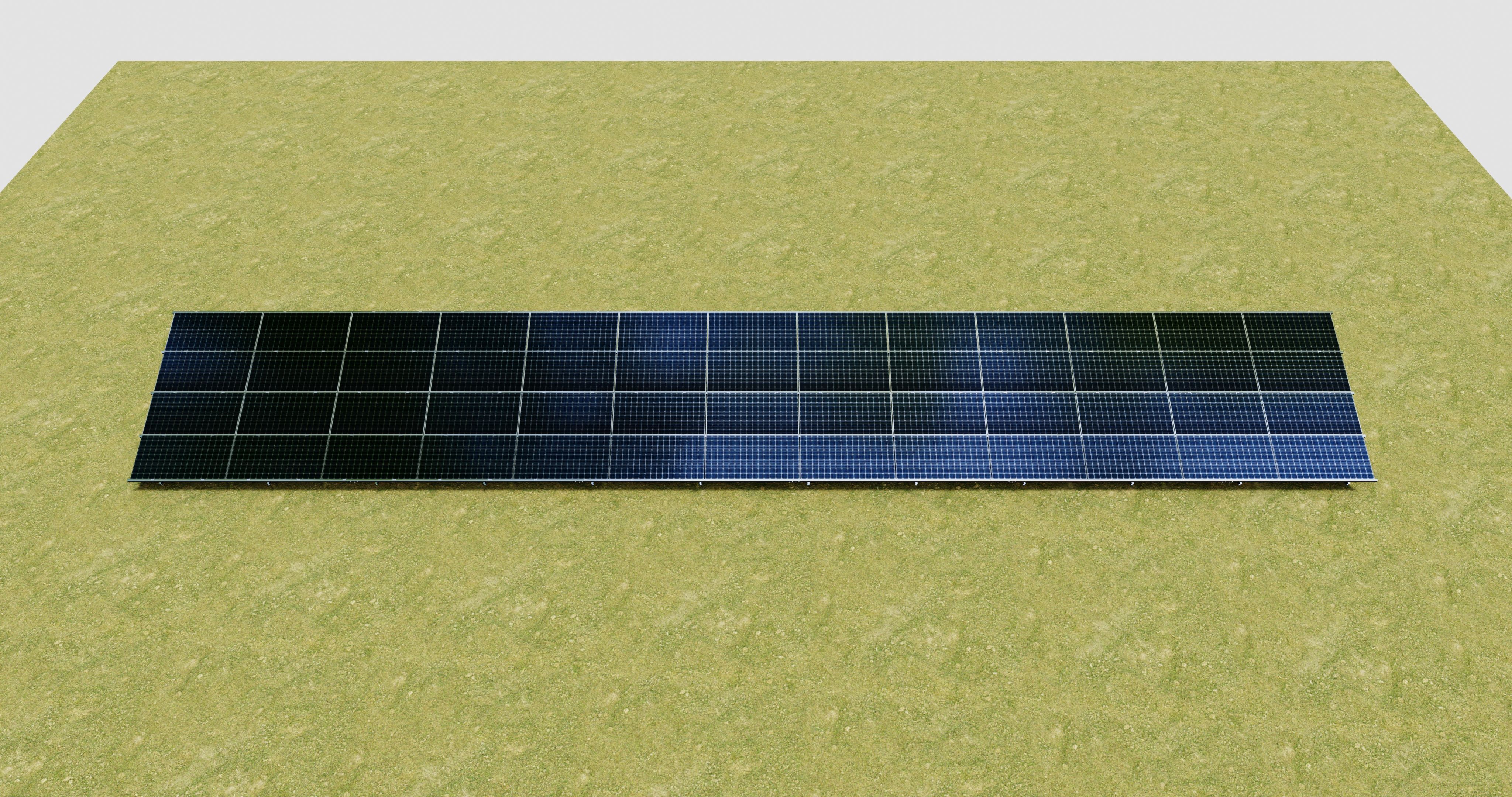Solar Panel Steel Construction Type 21 3D model_9