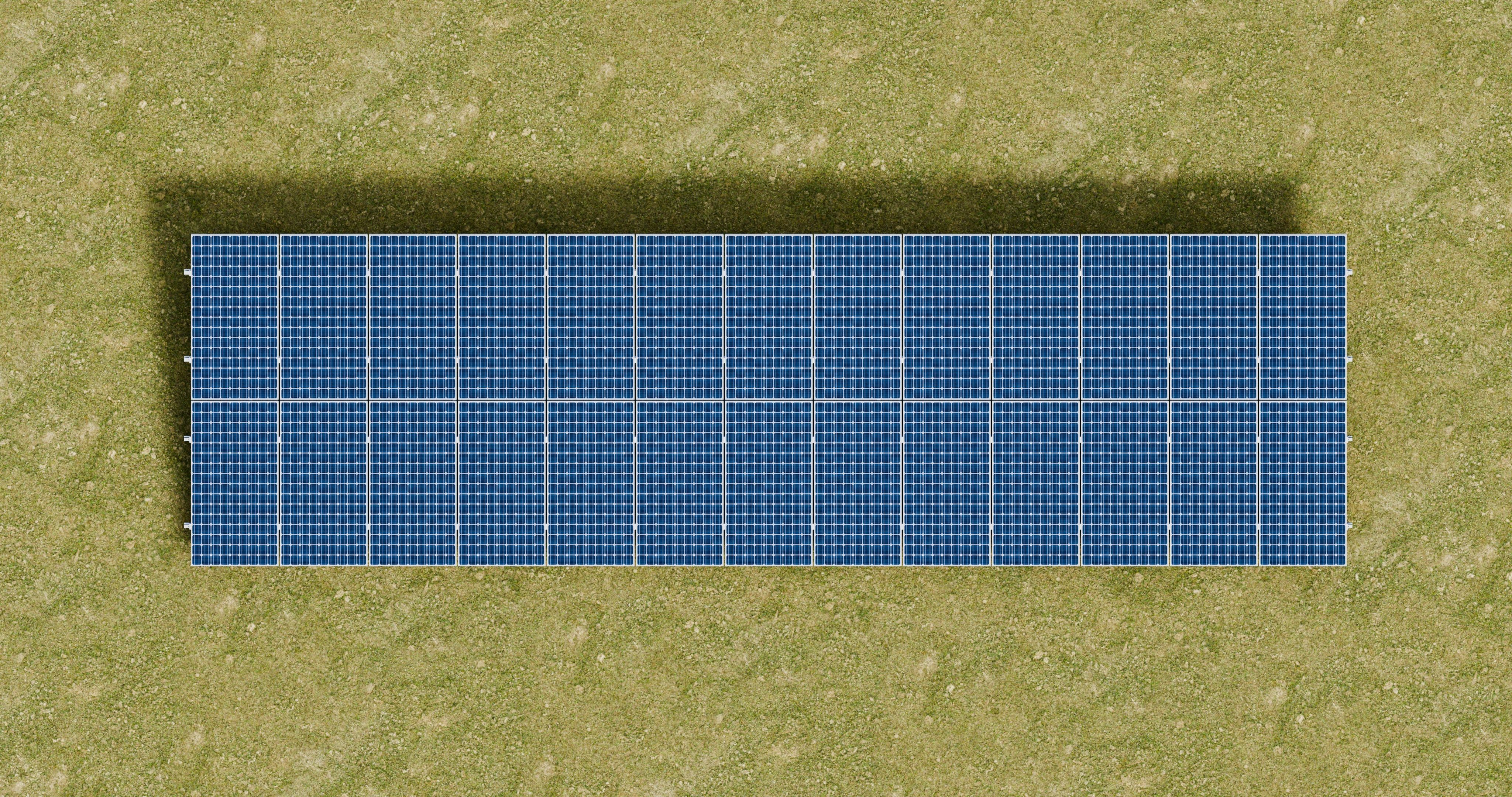 Solar Panel Steel Construction Type 22 3D model_10