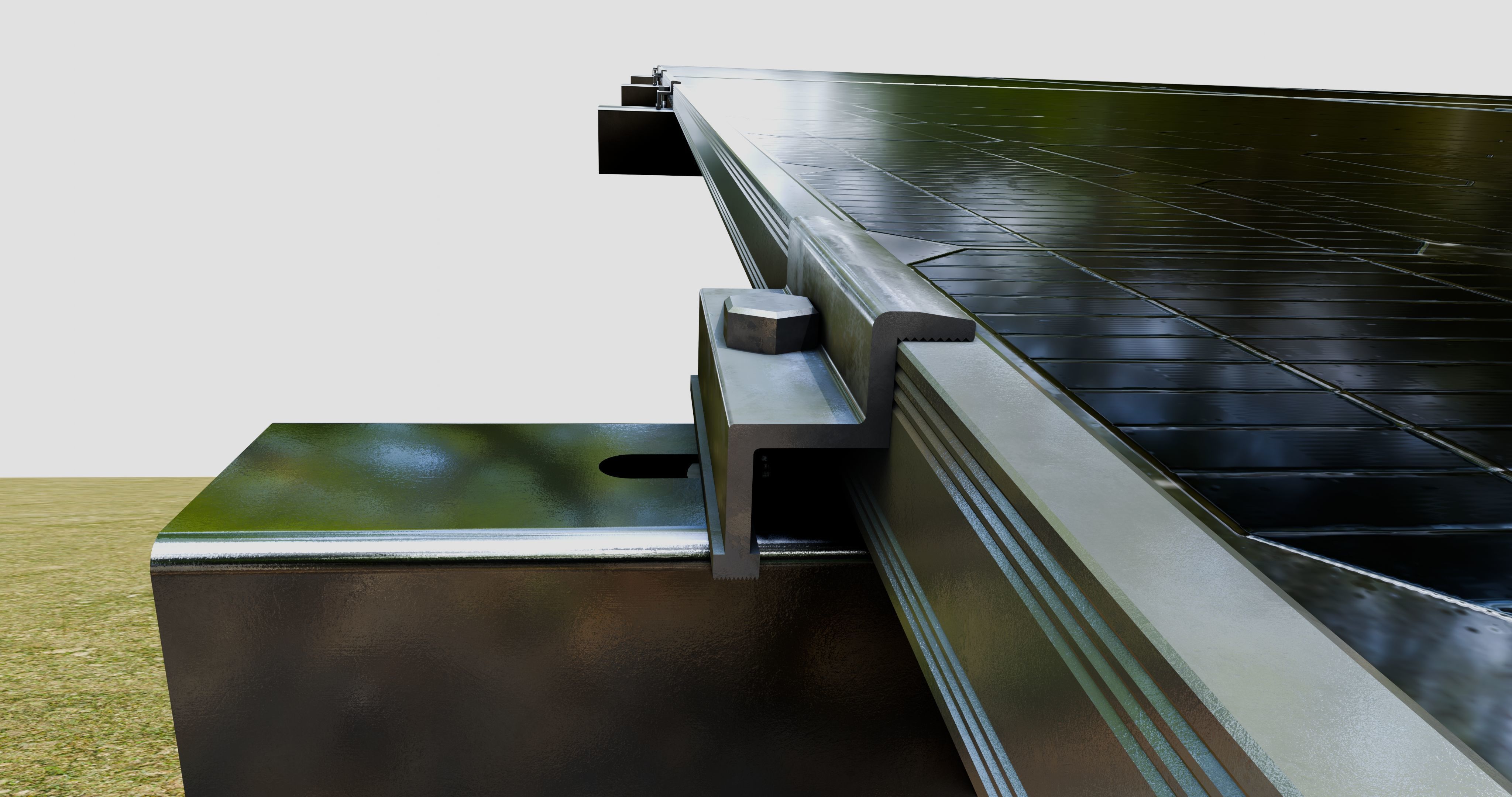 Solar Panel Steel Construction Type 22 3D model_20