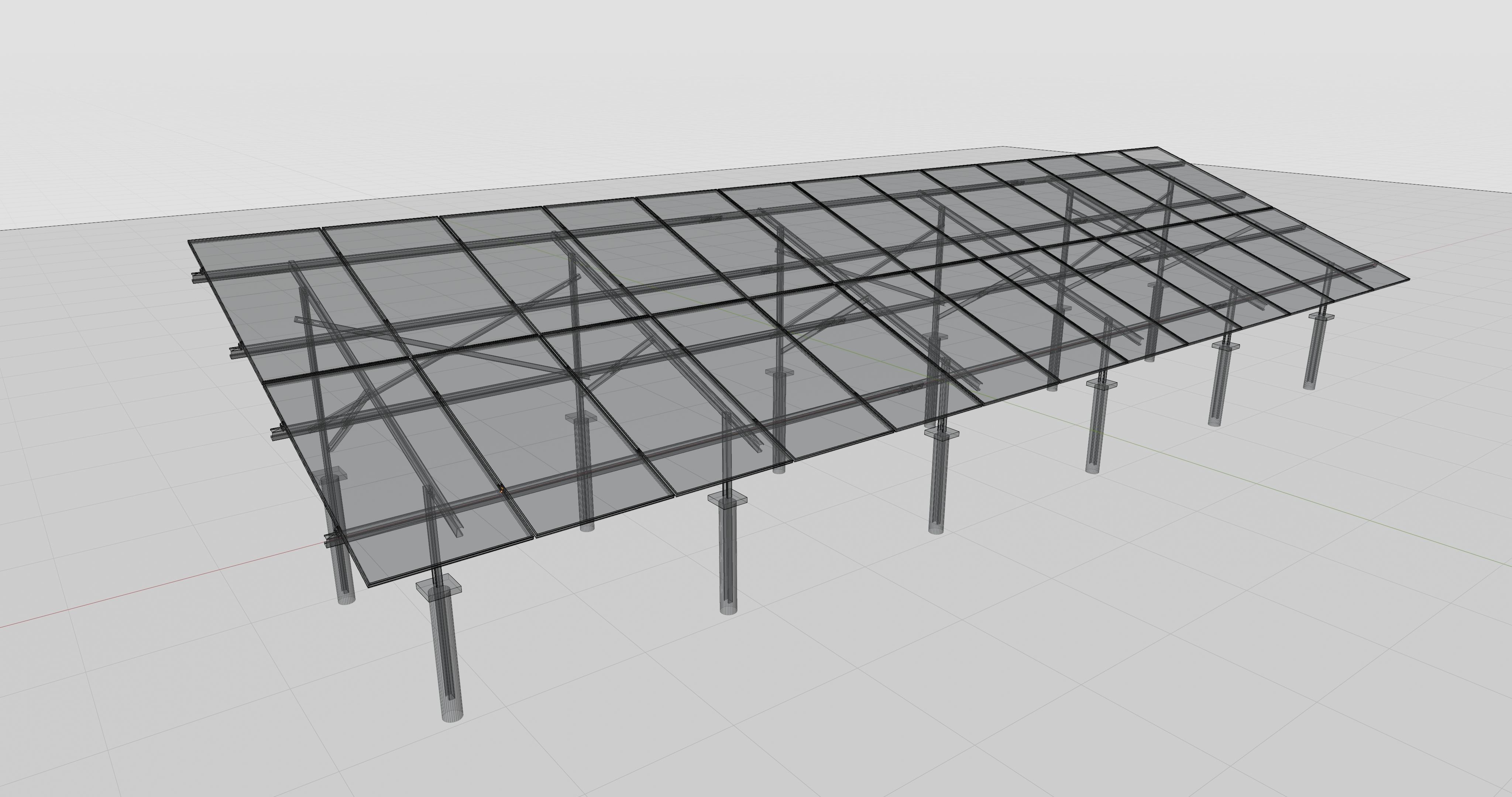 Solar Panel Steel Construction Type 22 3D model_22