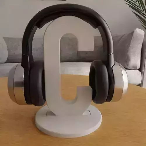 headphone holder stand letter c