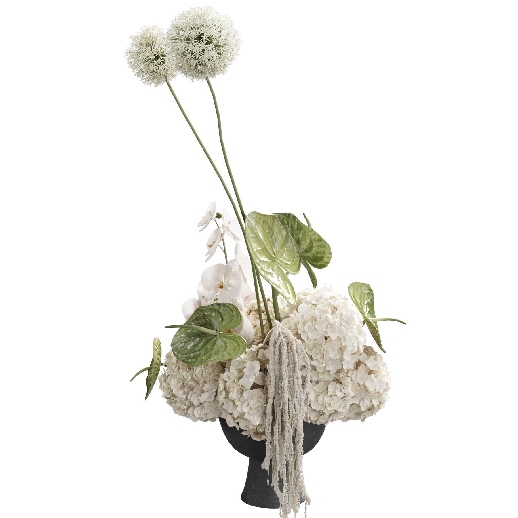 Flower In Vase  49 3D model_4