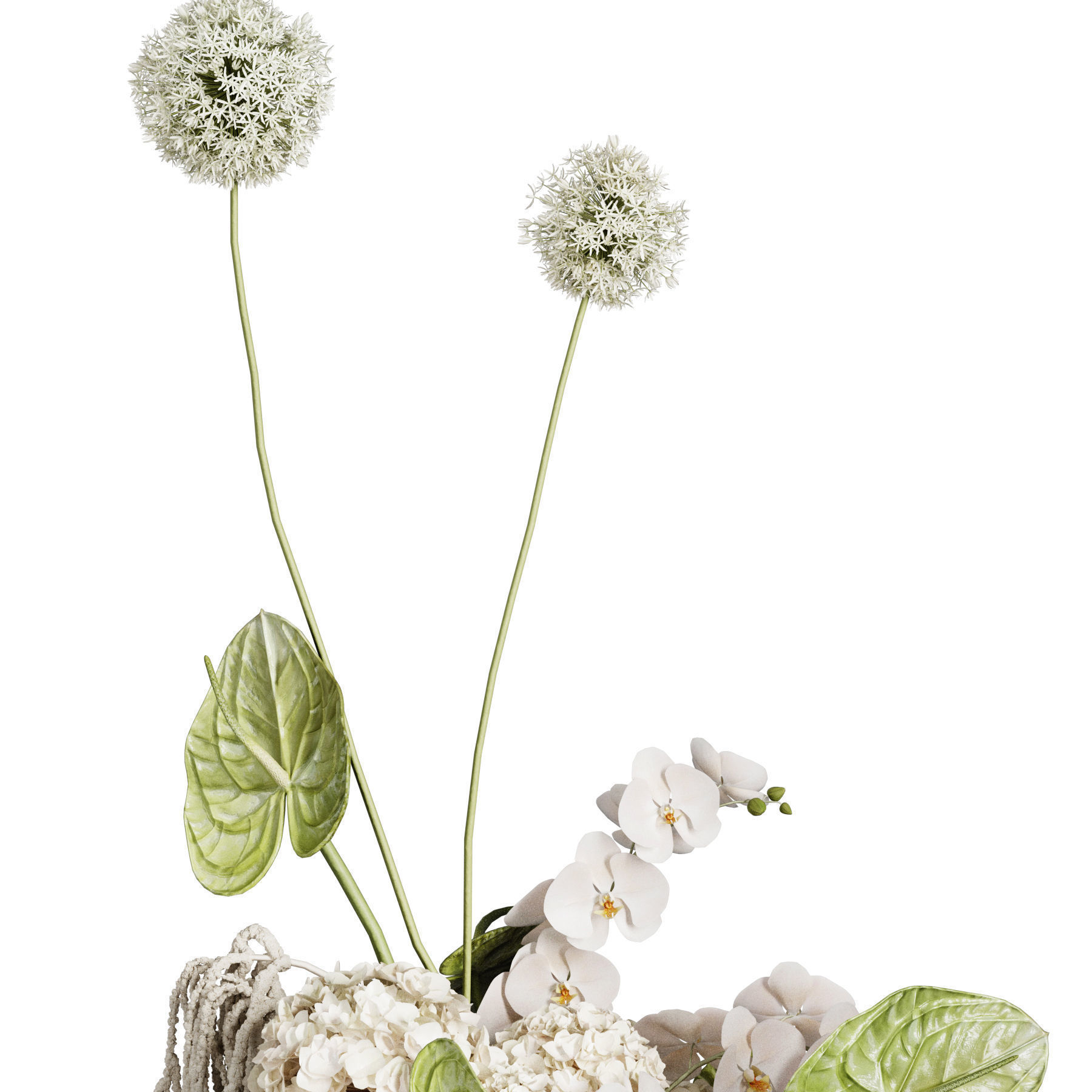 Flower In Vase  49 3D model_5