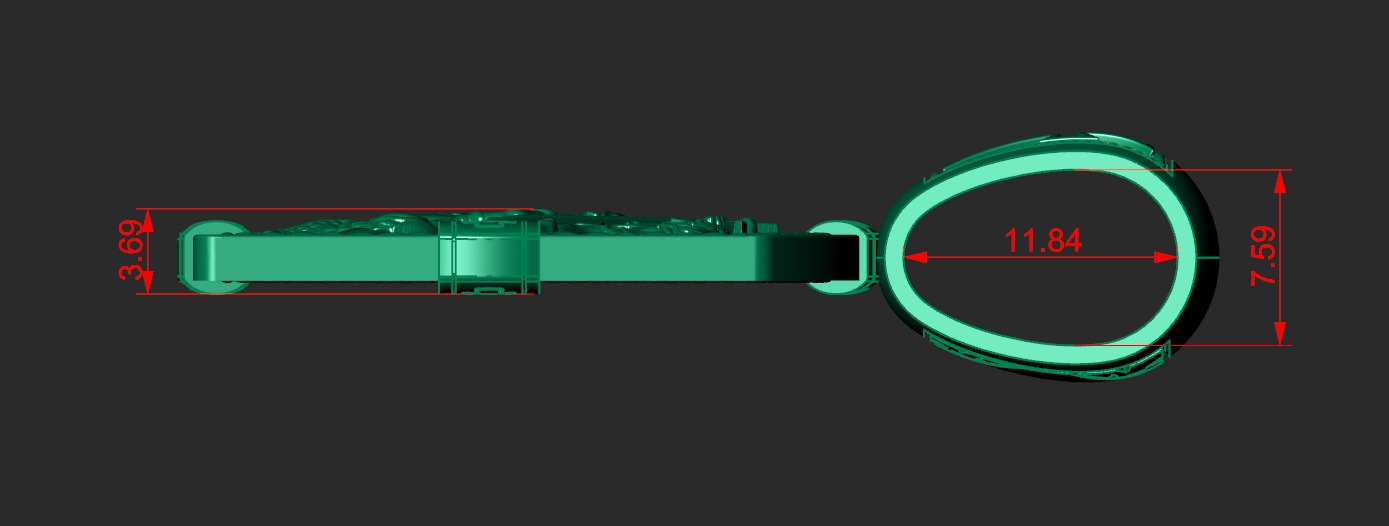 ORTHODOX PENDANT WITH ST GEORGE THE VICTORIOUS Printable Model 3D print model_5