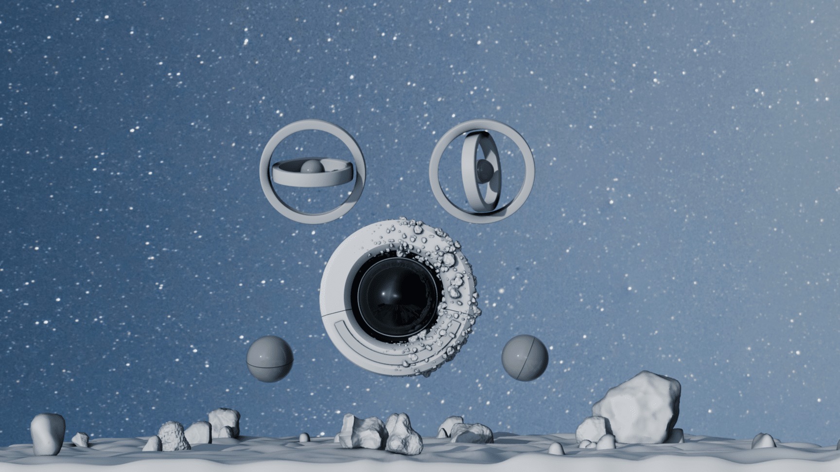 Sci-fi Hardsphere Low-poly 3D model_17