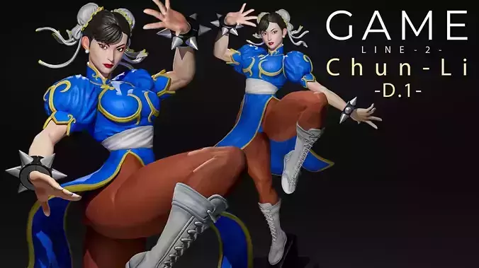 Chun li - D1 - STL