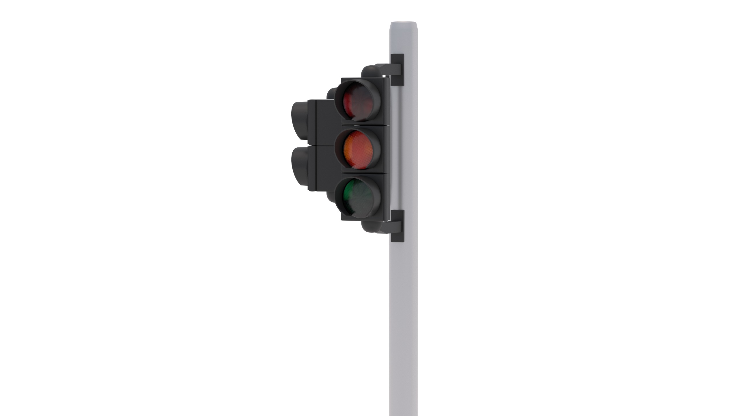 Traffic Light v1 3D model_5