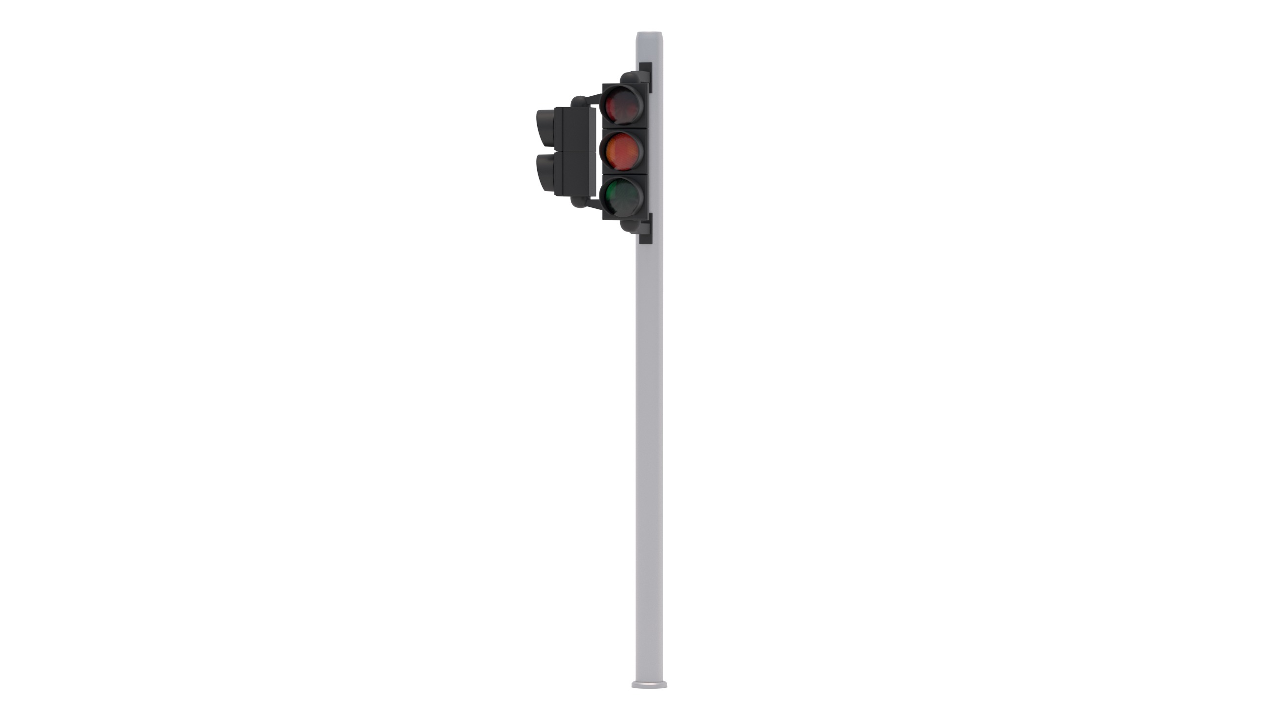 Traffic Light v1 3D model_1