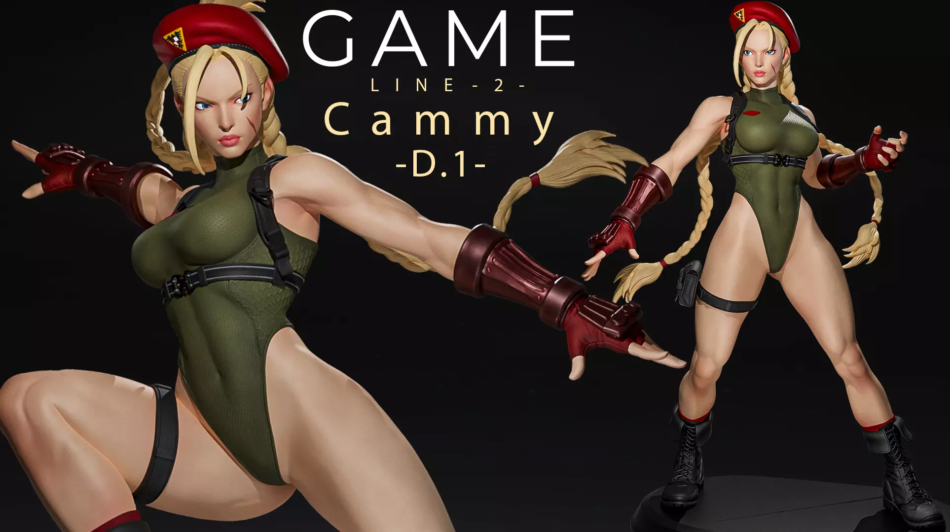 Cammy - D1 - STL 3D print model