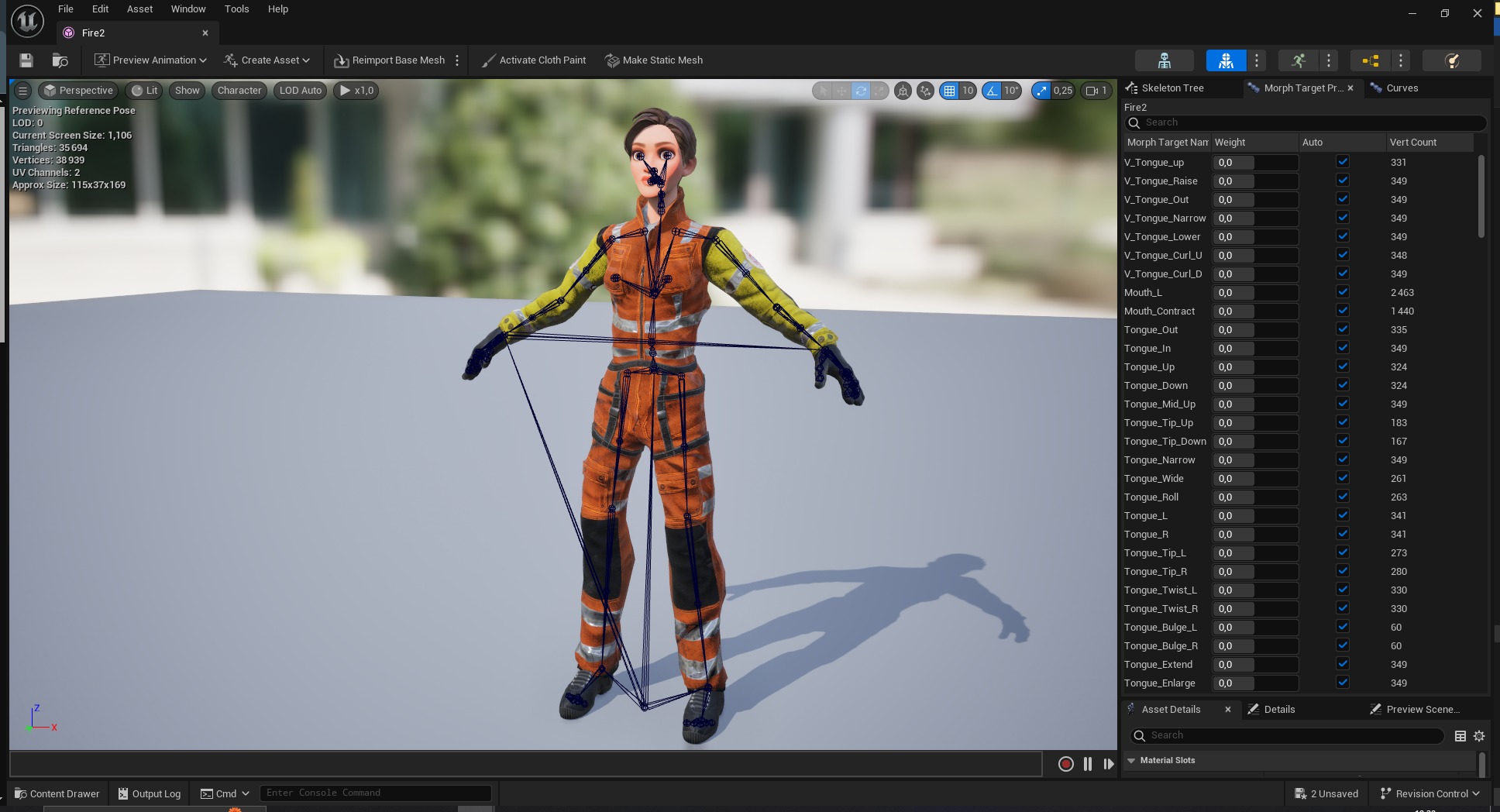 Cartoon Firefighter Character Toon Rescue Low-poly 3D model_16