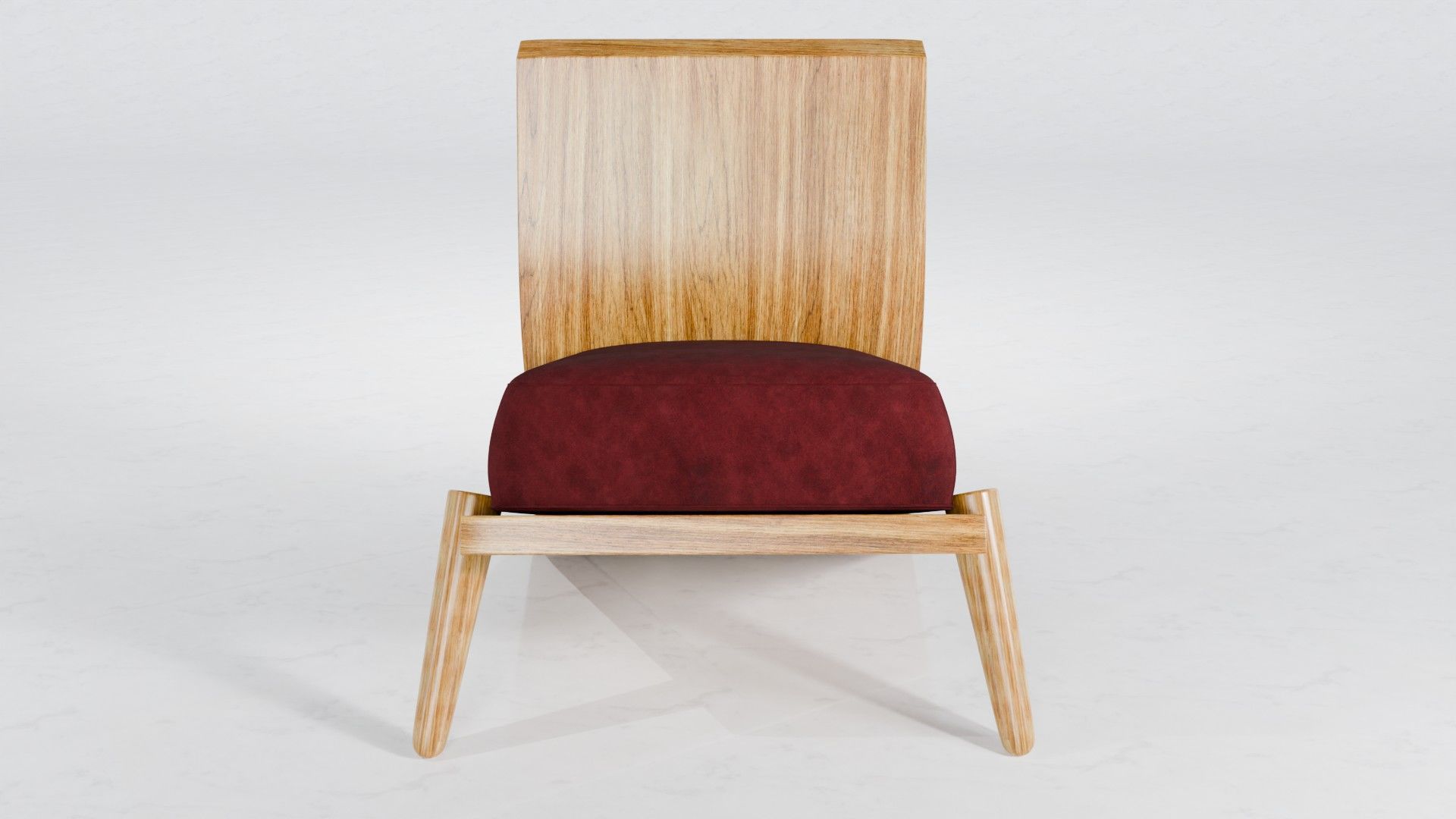 Afteroom Dining Chair Low-poly 3D model_4