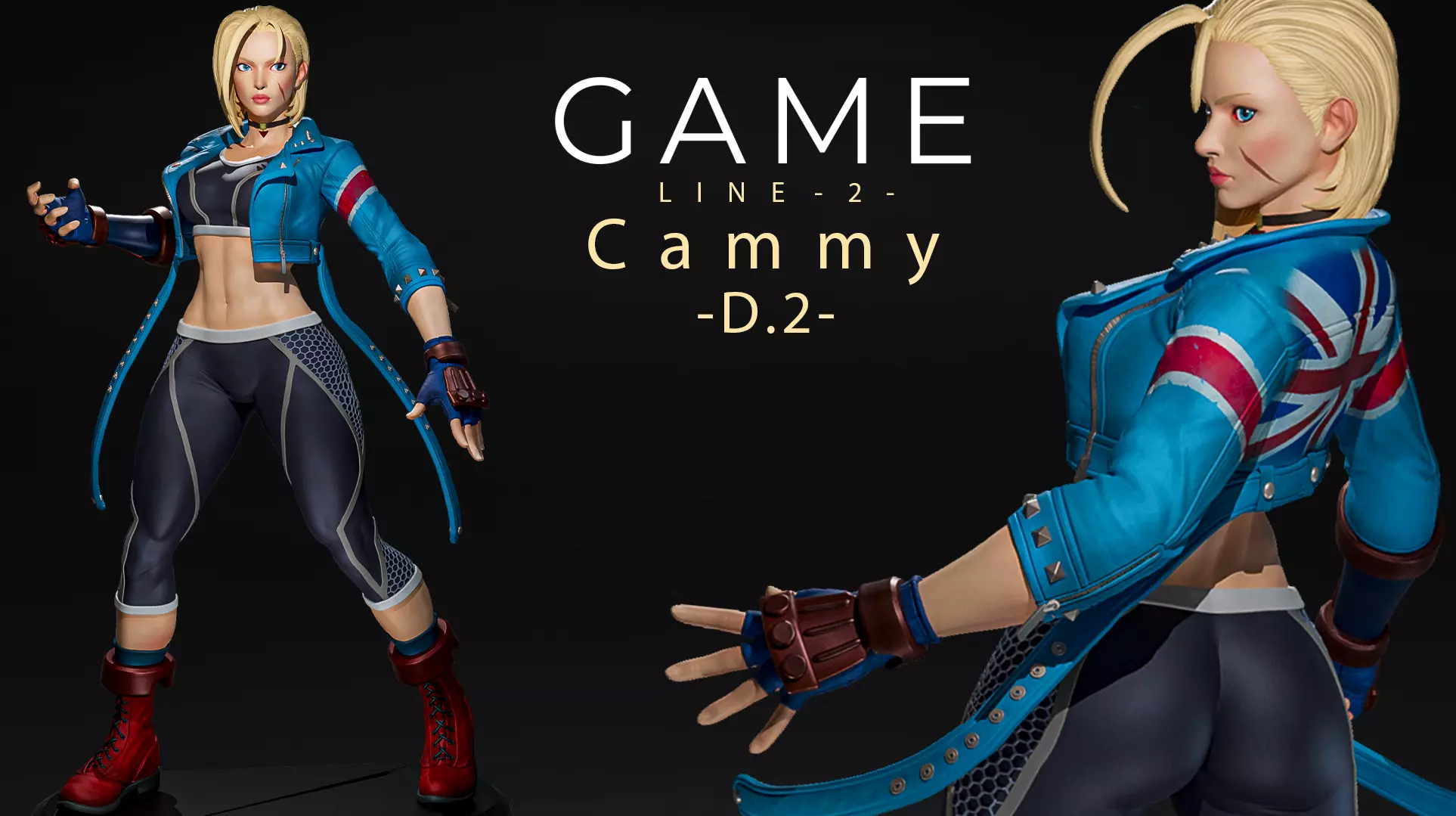 Cammy - D2 - STL 3D print model