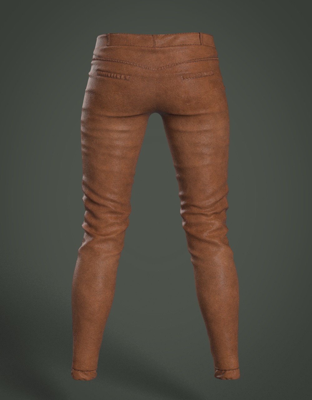 3D model Clothing high-poly Female Leather Costume 3D model_8