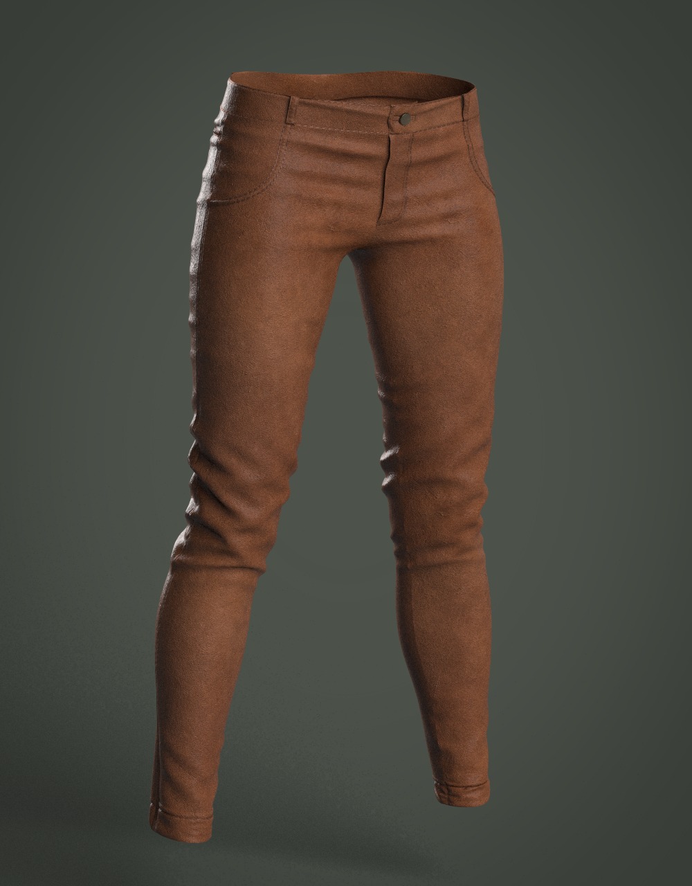 3D model Clothing high-poly Female Leather Costume 3D model_11