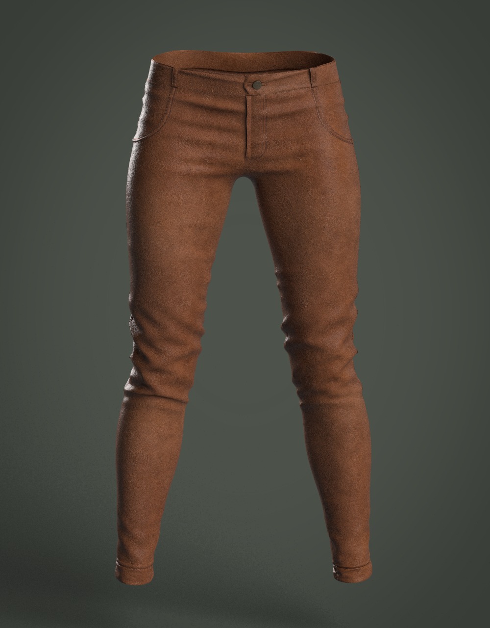 3D model Clothing high-poly Female Leather Costume 3D model_13