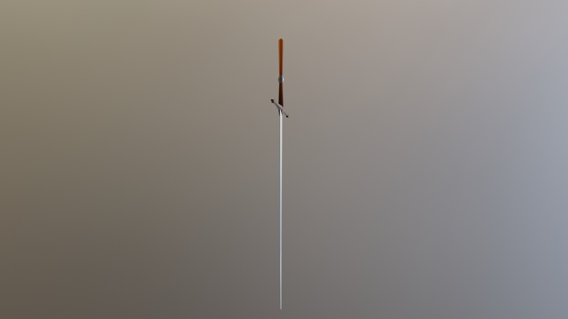 standard sword Low-poly 3D model_8