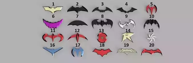 DC Comics Batarangs