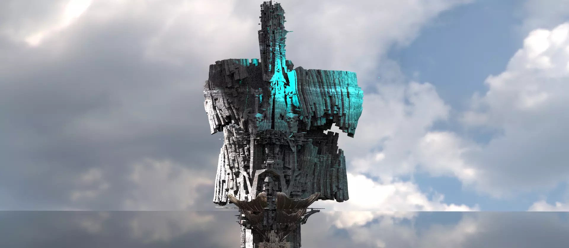 Skeletor cliffs 1 3D model_0