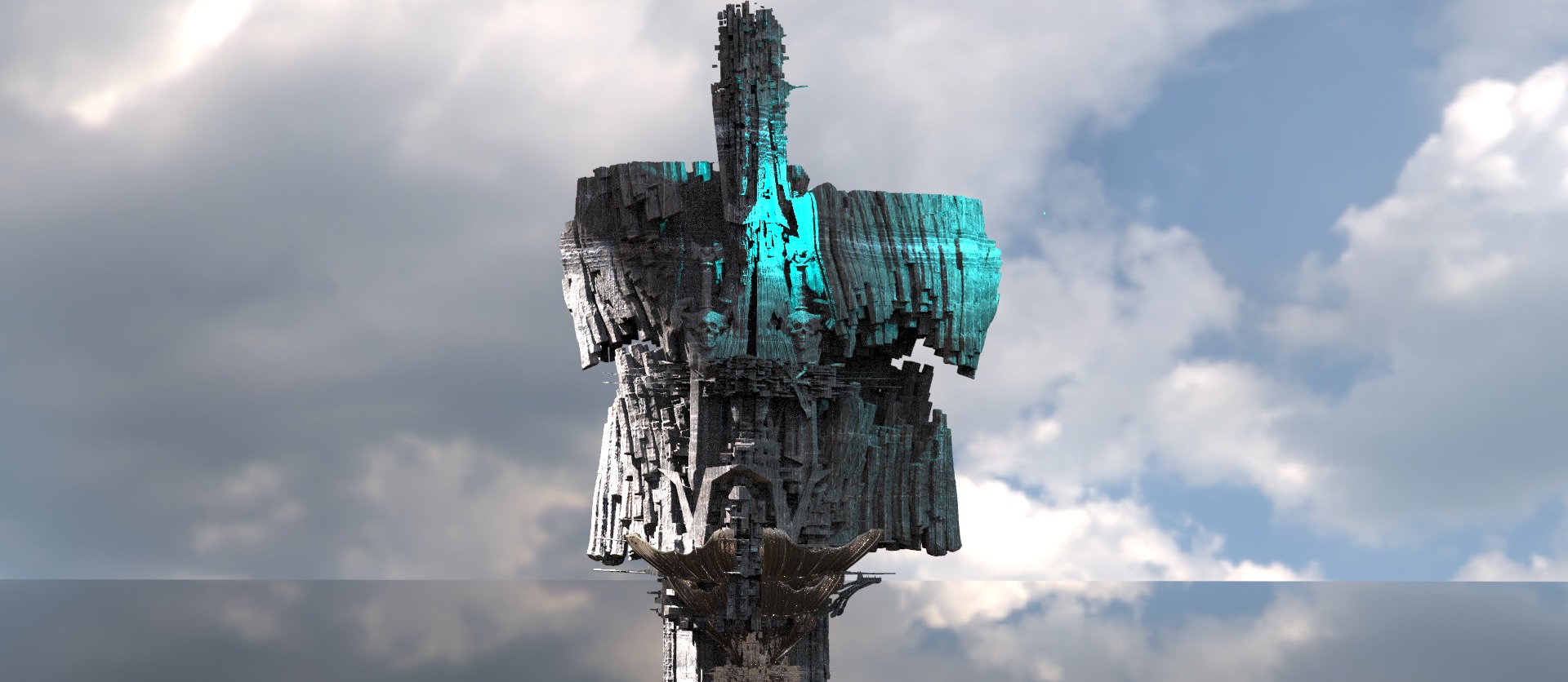 Skeletor cliffs 1 3D model_1